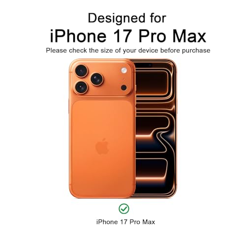 for iPhone 17 Pro Max Case Translucent Matte iPhone Cover, [10 FT Military Grade Drop Protection] Slim Durable Shockproof Protective Bumper (Frosted White, 17 PRO MAX) - color: Frosted White, size: iPhone 17 Pro Max