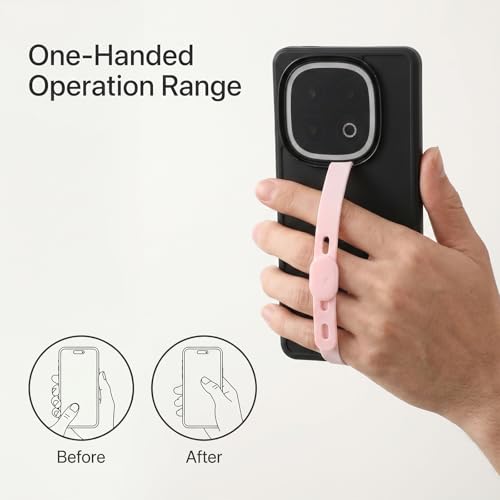 Ymapinc 3Pcs Silicone Phone Strap Grip Holder