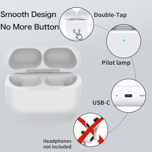 Wireless Charging Case Compatible with AirPods Pro 3 2025
