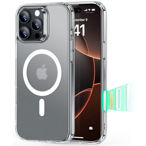 ESR for iPhone 16 Pro Case, Camera Control Cover, Compatible with MagSafe, Shockproof Military-Grade Protection, Magnetic Phone Case for iPhone 16 Pro, Classic Hybrid Case, Frosted Clear - color: Frosted Clear, size: iPhone 16 Pro 6.3 inch