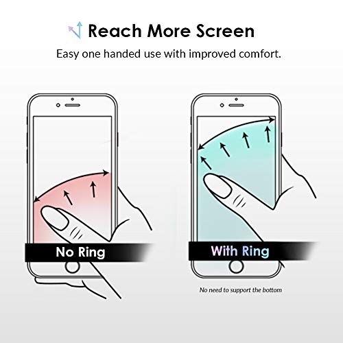 Velvet Caviar Cell Phone Ring Holder - Finger Ring & Stand - Improves Phone Grip Compatible with iPhone, Galaxy and Most Cases (Except Silicone/Leather) - Red Camo - color: Red Camo