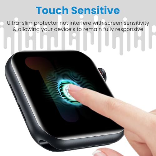 UniqueMe 8 Pack Privacy Screen Protector for Apple Watch Series 10/11 46mm - size: 46mm