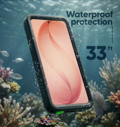 MOTIVE Waterproof Case with Belt Clip Samsung Galaxy s26 Ultra | 6.9" | Built-in screen protector, Full protection, compatible with MagSafe, 360° holster - size: s26 Ultra