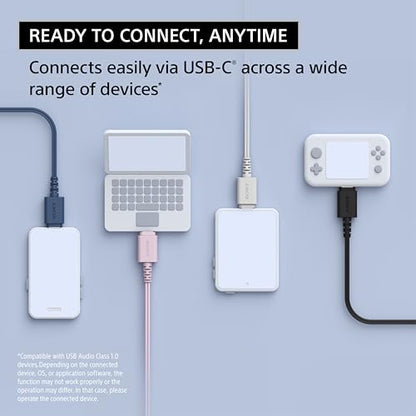 Sony IER-EX15C USB-C Plug, Wired in-Ear Headphones with Mic, White - color: White (Pack of 1), style: USB-C, Mic
