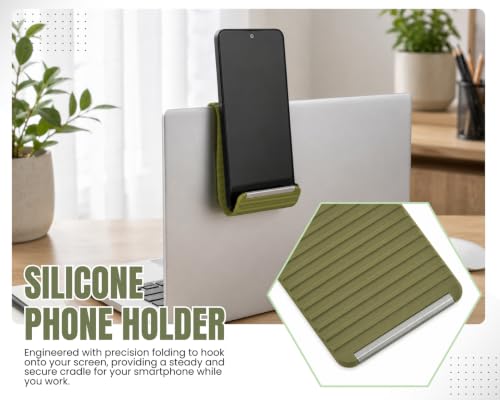 Silicone Phone Holder, 6.6In Flexible Bendable Phone Stand, Green - color: Small(Green)