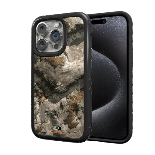 Mossy Oak | Terra Gila | Dual-Layer Case in Onyx Black Designed for iPhone 13 Pro Shock & Drop Proof - Durable | As Seen on Shark Tank - color: Terra Gila | Onyx Black, size: Apple iPhone 13 Pro