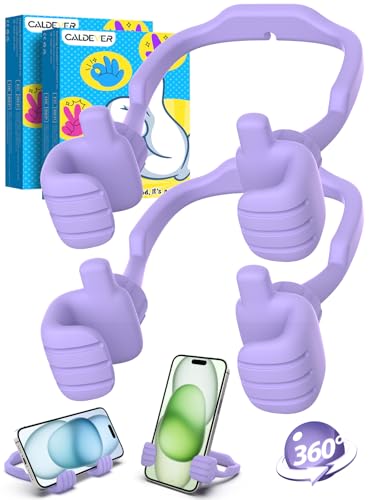 Stocking Stuffers for Teens Girls Women Adults Gifts Phone Holder for Desk - color: Purple