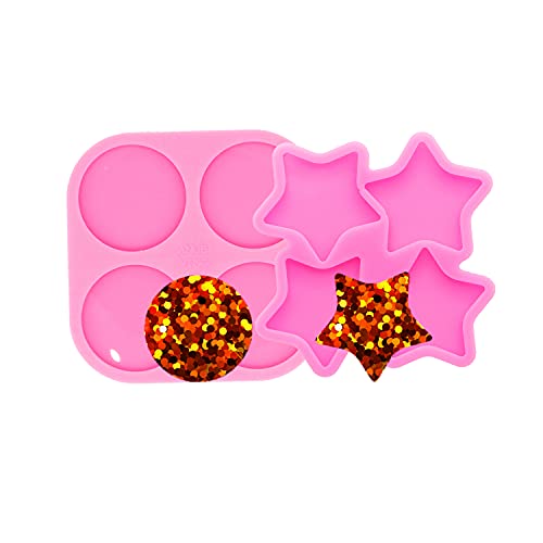 Super Glossy Resin Mold Phone Grip Epoxy Molds, Silicone Molds for Badge Reel DIY Telephone Stands Design (YMDY0533+DY1127) - color: YMDY0533+DY1127