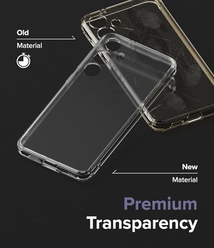 Ringke for Samsung Galaxy S24 Case [Fusion Matte Clear] | Oil & Dirt Resistant, Anti-Fingerprint Technology Prevents Oily Smudges, Frosted Coating Feels Velvety Soft - size: Galaxy S24