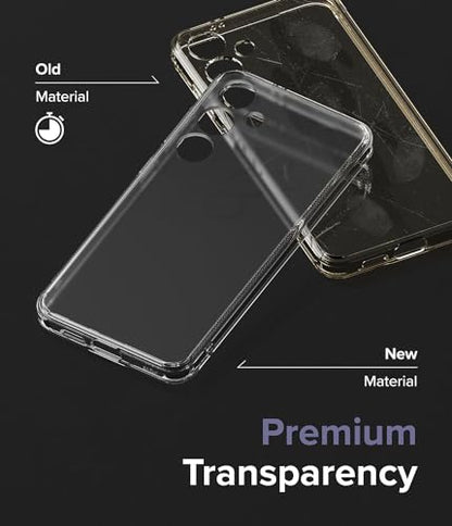 Ringke for Samsung Galaxy S24 Case [Fusion Matte Clear] | Oil & Dirt Resistant, Anti-Fingerprint Technology Prevents Oily Smudges, Frosted Coating Feels Velvety Soft - size: Galaxy S24