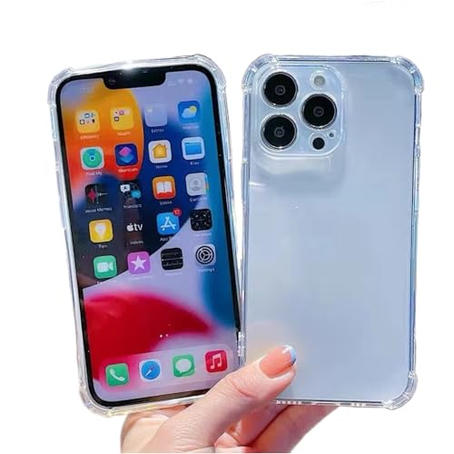 Clear Phone Case for iPhone - Transparent Protective Cover with Anti-Yellowing Technology and Shock-Absorbing Corners Crystal Phone Case - iPhone 14 - size: iPhone 14
