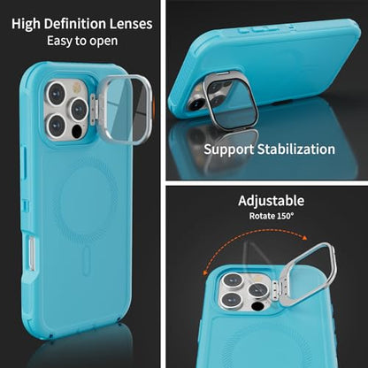 Follaroma for iPhone 16 Pro Case,Magnetic,Heavy Duty Case,6.3'',Teal - color: Teal, size: iPhone 16 Pro 6.3''