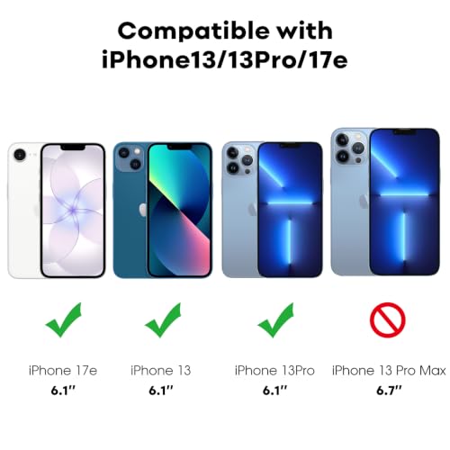 JETech Full-Coverage Screen Protector for iPhone 13/13 Pro/17e, 3-Pack - size: iPhone 13/13 Pro/17e