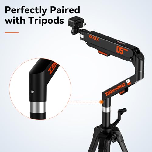 JINRAIKO Overhead Camera Mount with 360° Adjustable Arm & Phone Holder for TikTok Live Streaming Photography Studio Content Creation, Desk Mount for for DSLR Camera/Webcam/Microphone, White - color: White