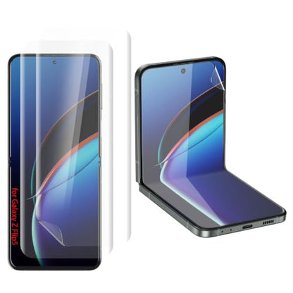 3 Pack for Samsung Galaxy Z Flip5 Screen Protectors - size: 3 Pack for Samsung Z Flip5