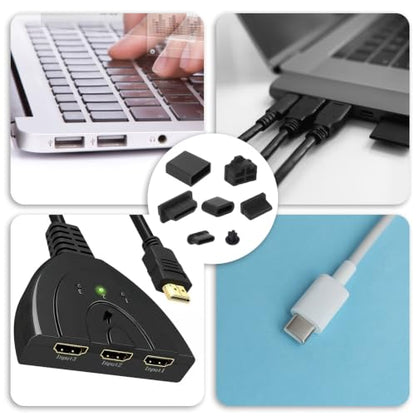 50 Pcs USB Cover Cap, Anti Dust Plugs Charging Port Protector Stopper