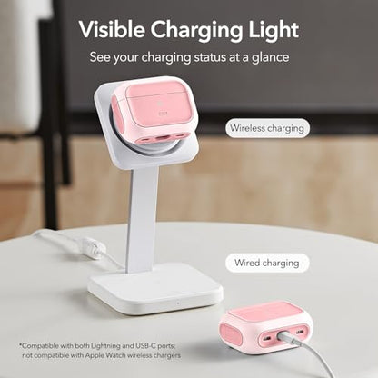 ESR for AirPods Pro 2 Case, Compatible with MagSafe, Pink - color: Pink, size: AirPods Pro 2&1 Case