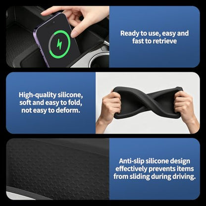Wireless Charging Anti-Slip Mat for Chevrolet Equinox 2025 2026