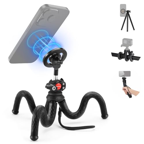 NEEWER Magnetic Flex Phone Tripod Compatible with MagSafe iPhone Android - style: TP33