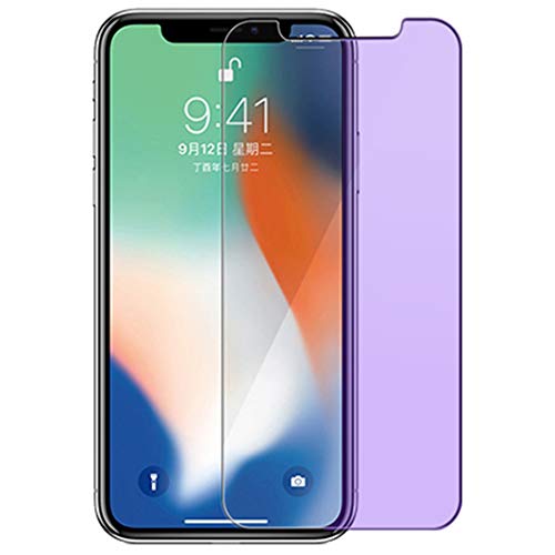 Anti Blue Screen Protector for iPhone 11 Pro Max,2.5D Edge 9H Tempered Glass Protective Film for iPhone XS Max - size: 11 Pro Max/XS Max