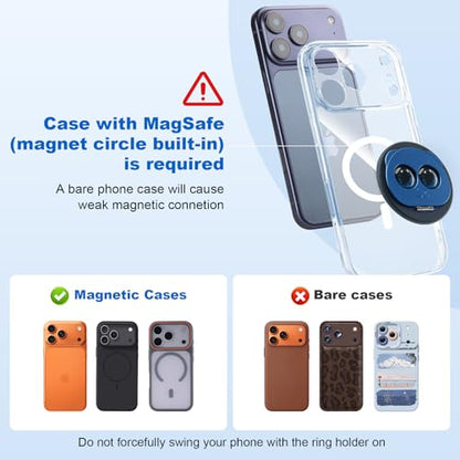 MagSafe Phone Grip, Blue - color: Blue