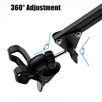 Phone Table Stand Overhead Mobile Phone Holder Adjustable Arm Mount