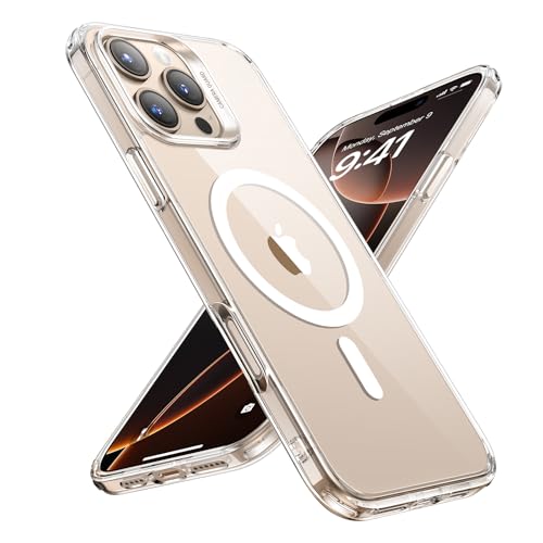 ESR for iPhone 16 Pro Case, Compatible with MagSafe, Shockproof Military-Grade Protection, Magnetic Phone Case for iPhone 16 Pro, Classic Hybrid Case (HaloLock), Clear - color: Clear