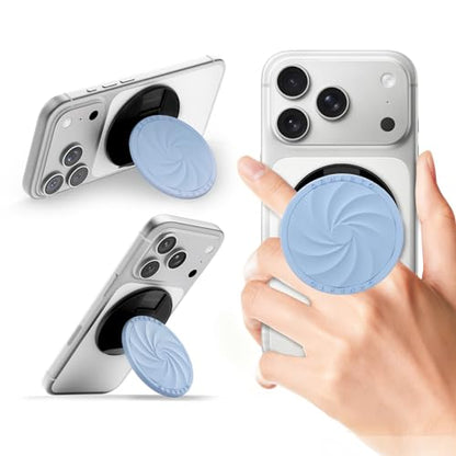 ORNARTO Vortuxe for MagSafe Phone Grip with Kickstand, Sky Whisper - color: Sky Whisper