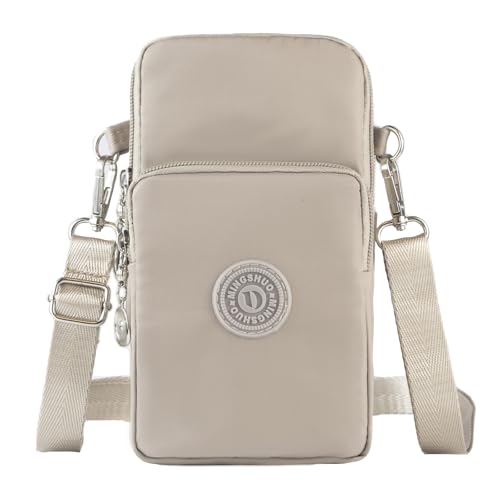 JANKS Small Crossbody Bags for Women Mini Cell Phone Purses Handbag Shoulder Bag - color: 010 Beige