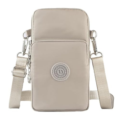 JANKS Small Crossbody Bags for Women Mini Cell Phone Purses Handbag Shoulder Bag - color: 010 Beige