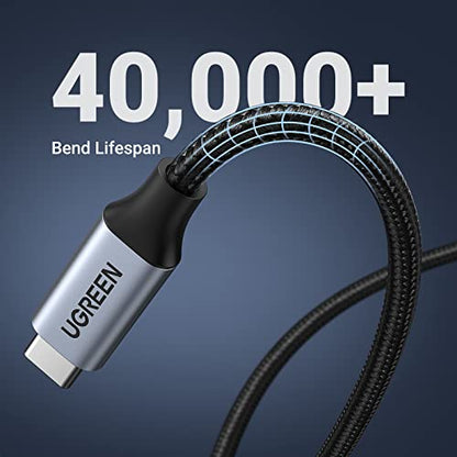 UGREEN USB C Extension Cable, (10Gbps/100W) USB C Extender 1.5 ft - color: Grey, size: 1.5 FT