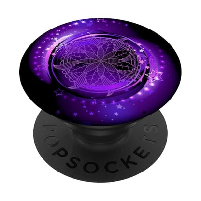 Nebula Mandala Galaxy Purple Stars Dreamy Whirl Tidepool PopSockets Adhesive PopGrip - style: Adhesive PopGrip