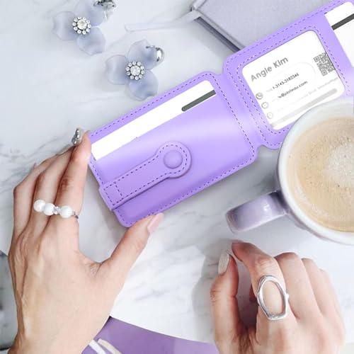 M-Plateau Phone Wallet Stick On – Adhesive Card Holder, Durable & Stylish Multi-Functional Wallet Attachment for Cell Phones, Secure and Slim with Adhesive(Lavender) - color: Lavender