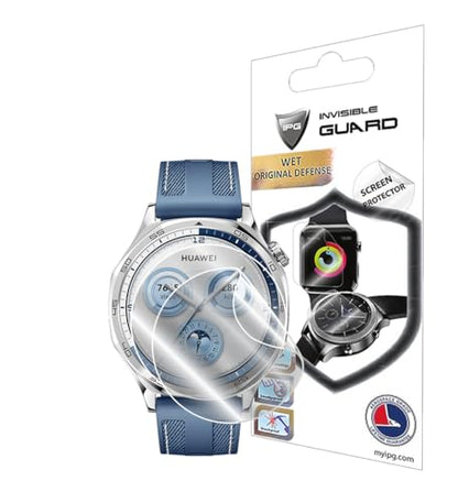 IPG Made for Huawei Watch GT 5 46mm Smartwatch Hydrogel Screen Protector (2 Units) Invisible HD Clear Film Anti Scratch Guard-Smooth/Self-Healing/Bubble Free for GT5-46mm - size: GT 5 46mm