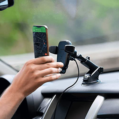 iOttie Auto Sense Qi Wireless Car Charger - Automatic Clamping Dashboard Phone Mount with Wireless Charging for iPhone, Samsung Galaxy, Google Pixel, Huawei, LG, and Other Smartphones - style: Dash & Windshield
