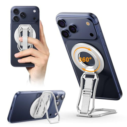 for Magsafe Phone Grip & Magnetic Ring Holder - color: Silver