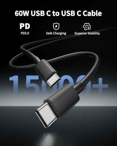 iPhone 18 Pro/18 Pro Max/Duo/18/17/16 Charger, 2Pack 45W Fast USB C Charger - color: Black, size: 10FT