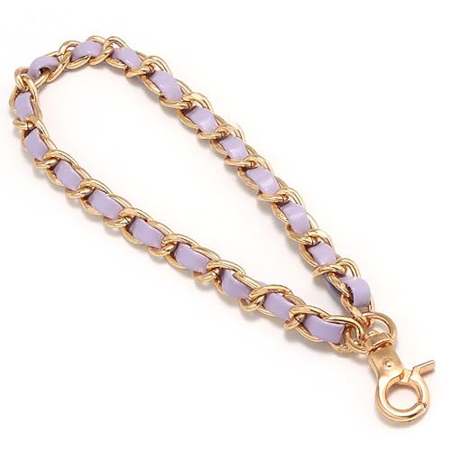 TENOC Universal Metal Phone Wrist Strap/Crossbody Chain - color: W-purple