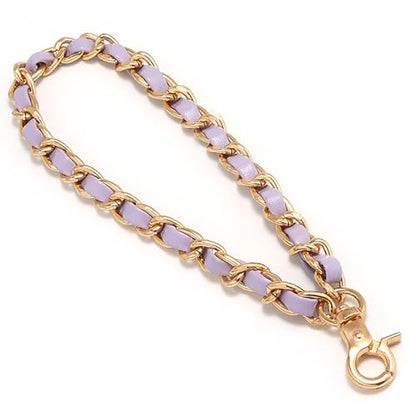 TENOC Universal Metal Phone Wrist Strap/Crossbody Chain - color: W-purple