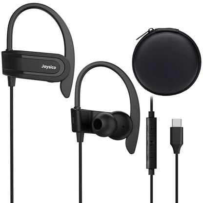 Wired USB C Earbuds Headphones for iPhone 15 16 17 Air, iPad Samsung Google