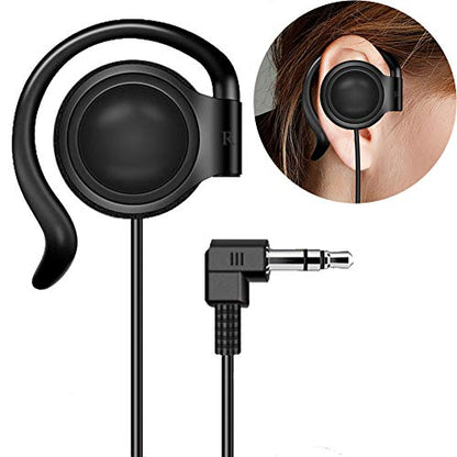 EXMAX 3.5mm Single Side Earphone Earbud One Ear Headphone for EXD-101 ATG-100T ELGT-470 Wireless Tour Guide System Receiver Touring Groups Radio Podcast Laptop MP3/4 Tablet PC Skype YouTube (Right) - color: Right