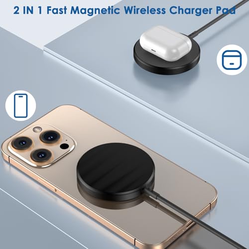 Magnetic Wireless Charger for iPhone16,2Pack 10FT 15W Fast Mag-Safe Charger - color: Black, size: 10FT