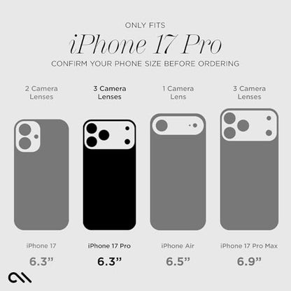 Case-Mate iPhone 17 Pro Screen Protector with Installation Tray - Clear | [Pack of 3] Durable & Anti-Scratch Tempered Glass with Touch Sensitivity - Ultra High Clarity, Case-Friendly & Easy to Apply - size: iPhone 17 Pro