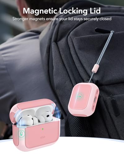 ESR for AirPods Pro 3 Case, Compatible with MagSafe, Pink - color: Pink, size: AirPods Pro 3 Case