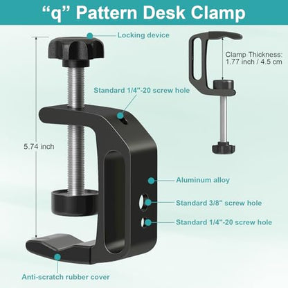 Under Cabinet Tablet Mount, Kitchen Tablet Holder iPad Mount for Desk/Table/Board/Chair,Compatible with 4.7~12.9" iPad/Nexus/LG G Pads/e-Reader/Switch/iPhone,360° Adjustable Aluminum Alloy Arm Stand - style: Tablet Mount