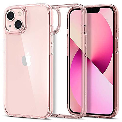 Spigen for iPhone 13 Mini Case, Ultra Hybrid [No Magnet Ring][Anti-Yellowing] - Rose Crystal - color: Rose Crystal, size: iPhone 13 Mini
