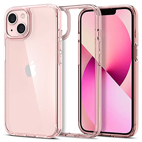 Spigen for iPhone 13 Mini Case, Ultra Hybrid [No Magnet Ring][Anti-Yellowing] - Rose Crystal - color: Rose Crystal, size: iPhone 13 Mini