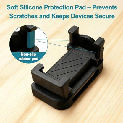 Mobile Clip for Controller, Foldable & Extendable Phone Holder Mount, Adjustable Gaming Clip Bracket for Smartphone, Portable & Secure Design for Comfortable Mobile Gaming (for Micro)
