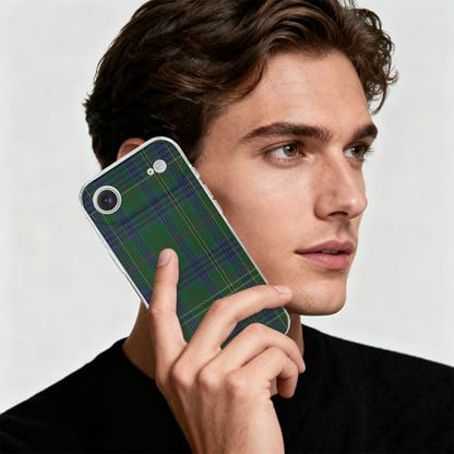 Classic Kennedy Clan TartanAnti-Yellowing Soft TPU Phone Case for iPhone 17, Shockproof and Scratch-Resistant Case - color: transparent-style-8