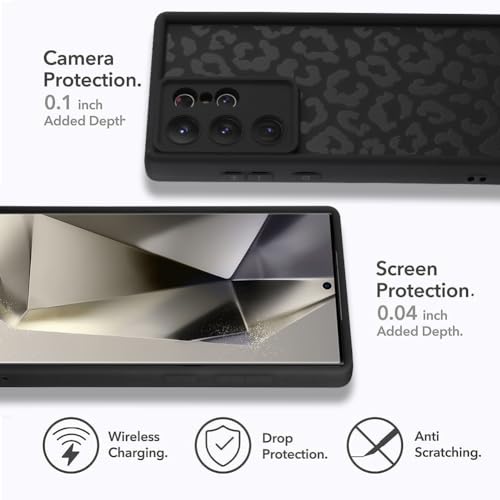 Compatible with Samsung Galaxy S24 Ultra Case, Black - color: Black, size: Samsung Galaxy S24 Ultra